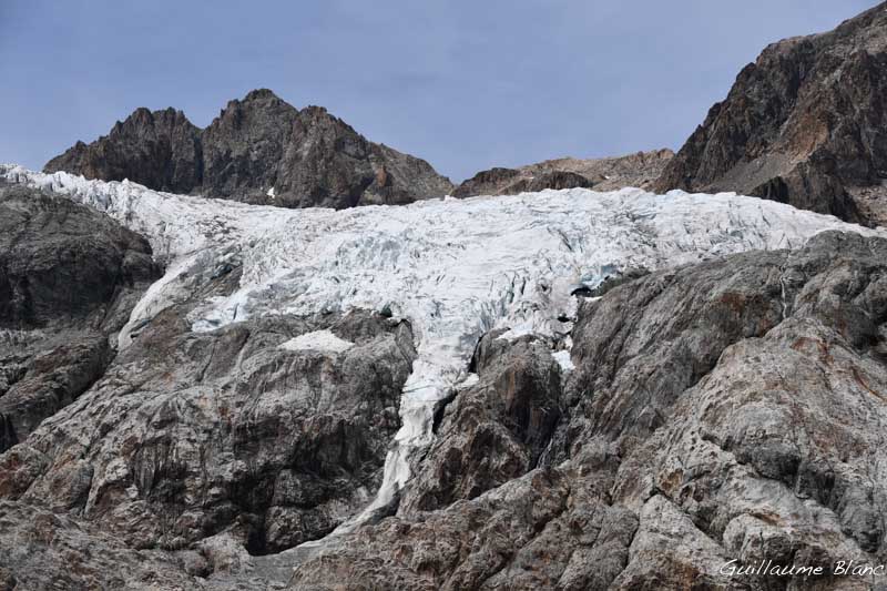 Le front du glacier en 2019.